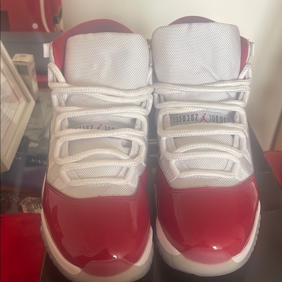 Men’s Red and White Sneakers - Picture 16 of 17